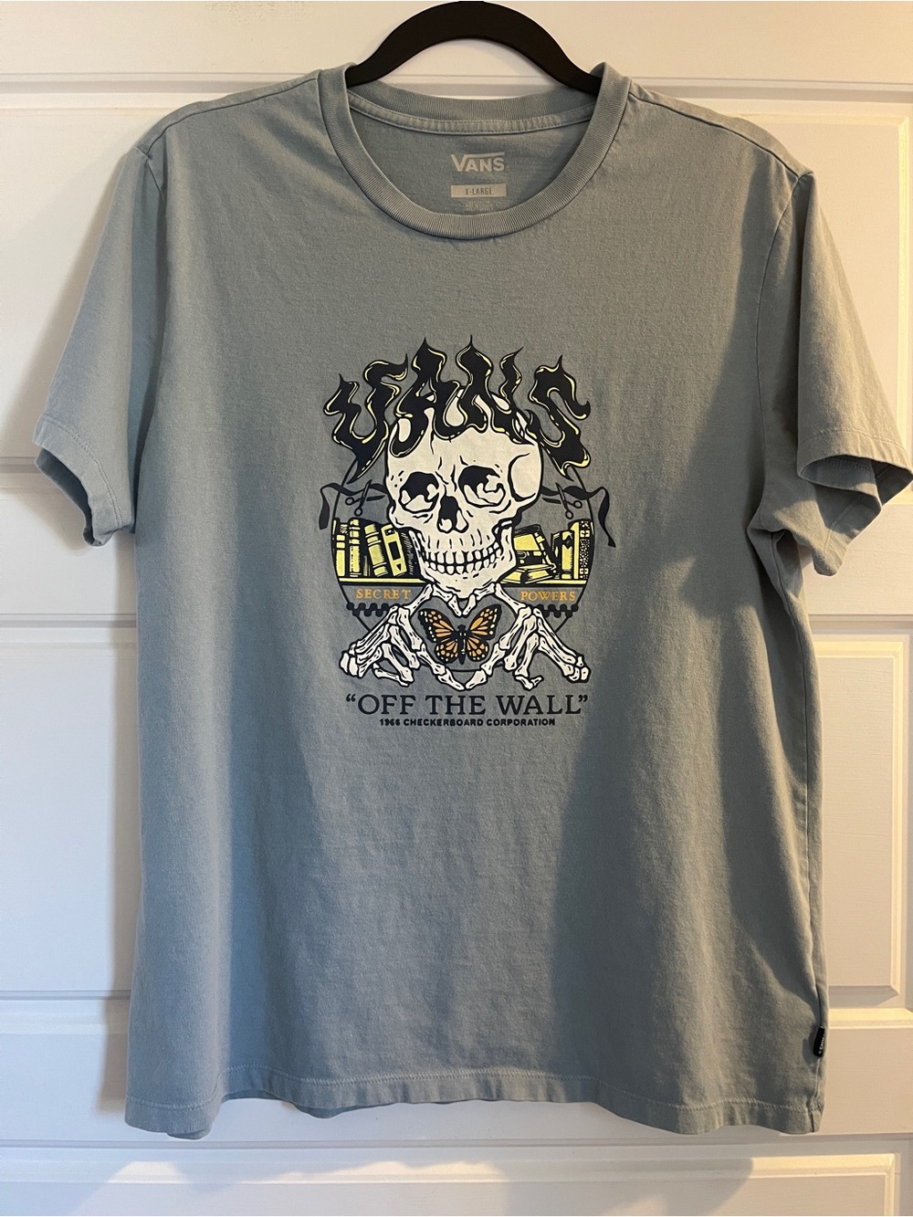 Vans light blue crew neck tee